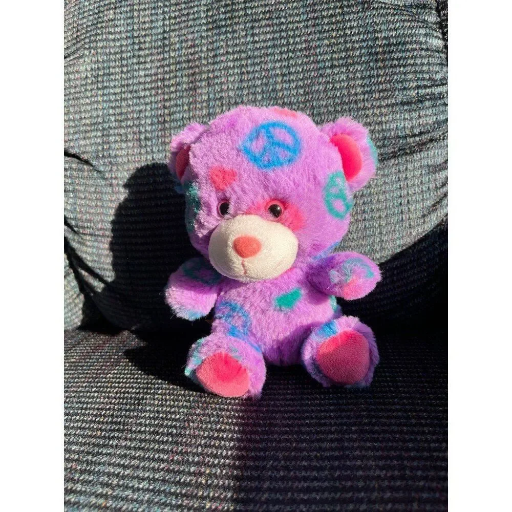 Build A Bear Purple peace bear‎ smallfry